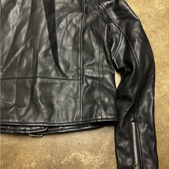 Zara Leather jacket size XS women’s - Picture 6 of 7